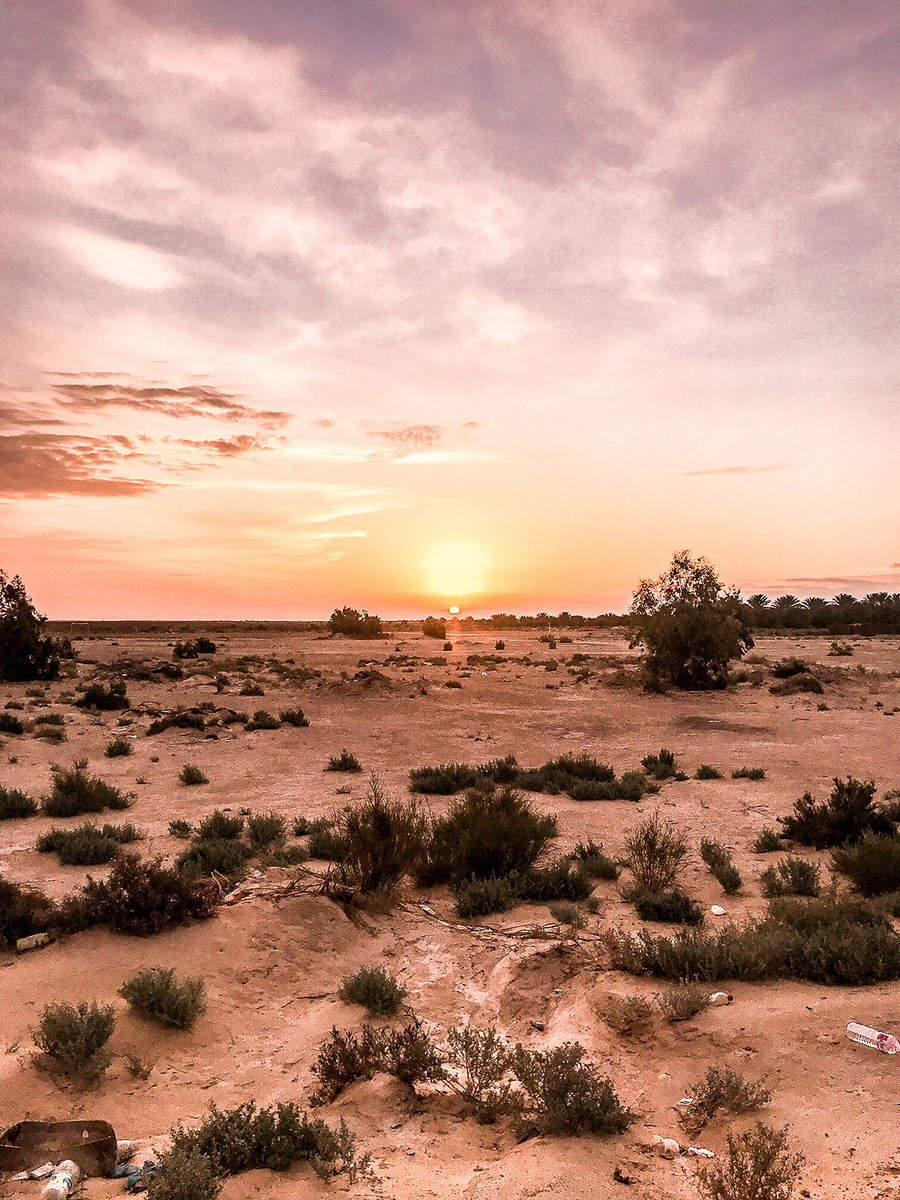 Auringonnousu Tunisia